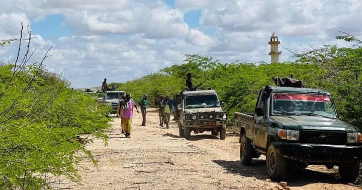 Ciidanka Xoogga Dalka oo Khawaarijta ka xoreeyay magaaladda Galcad