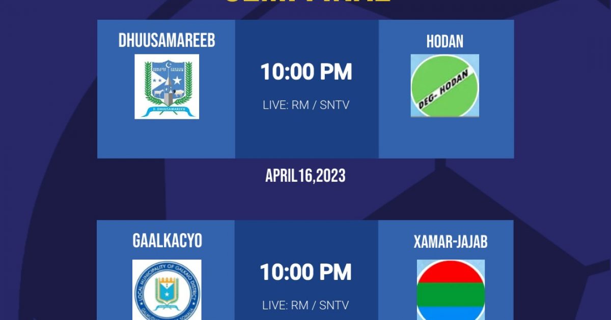 Akhriso isku aadka wareegga Afar dhamaadka ee tartanka