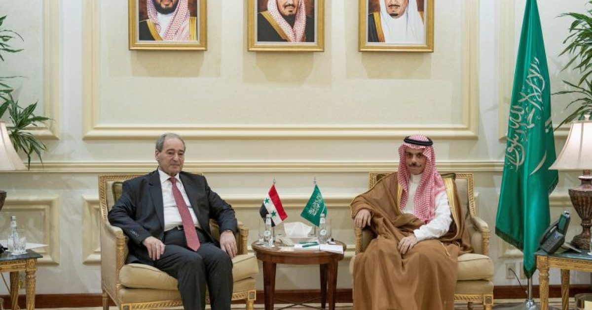 Sacuudiga iyo Suuriya oo ku heshiiyay inan dib usoo celiyaan xiriirkooda diblomaasiyadeed