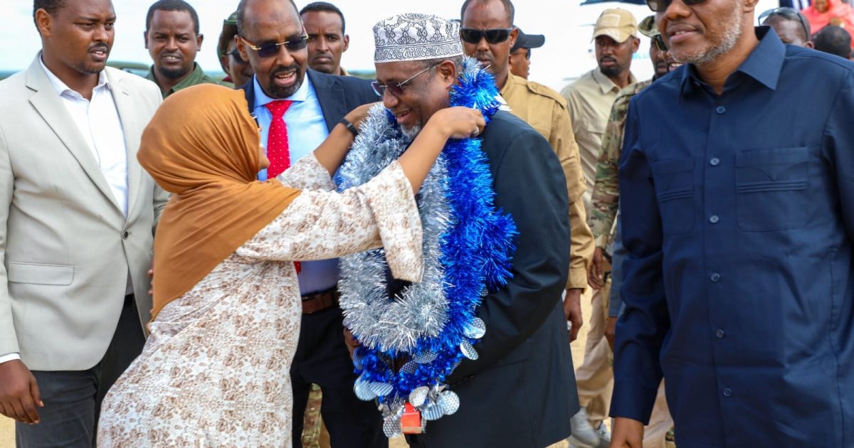 Guddoomiyaha golaha Shacabka oo gaaray magaalada Baraawe