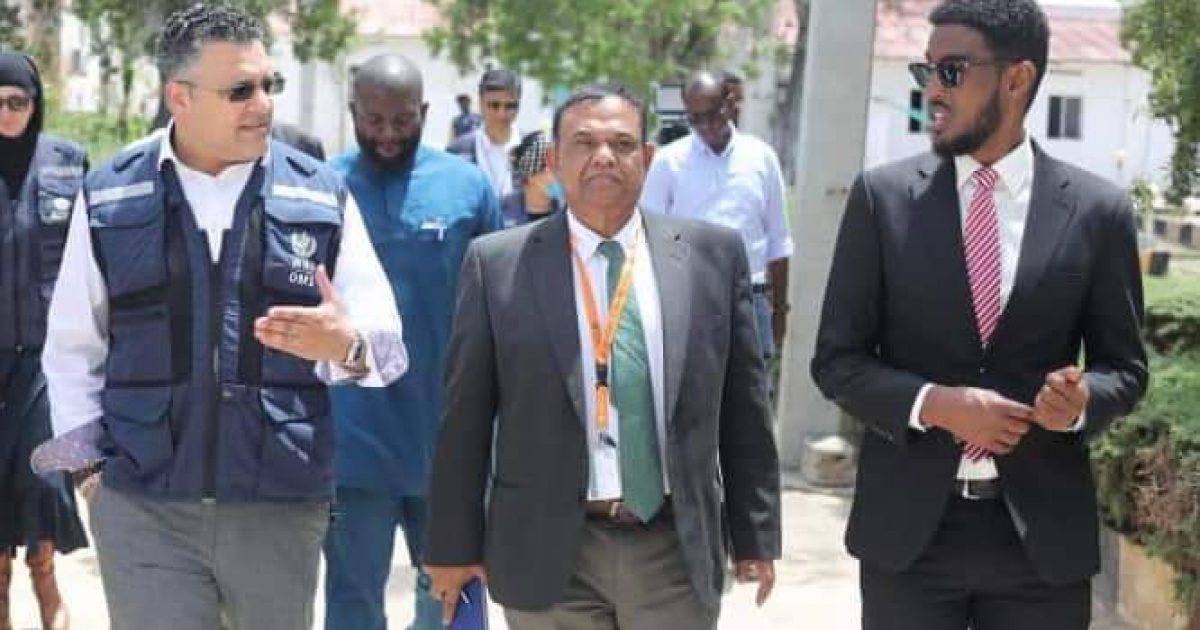 Madax ka socotay hay’adda WHO oo booqday goobaha Caafimaadka