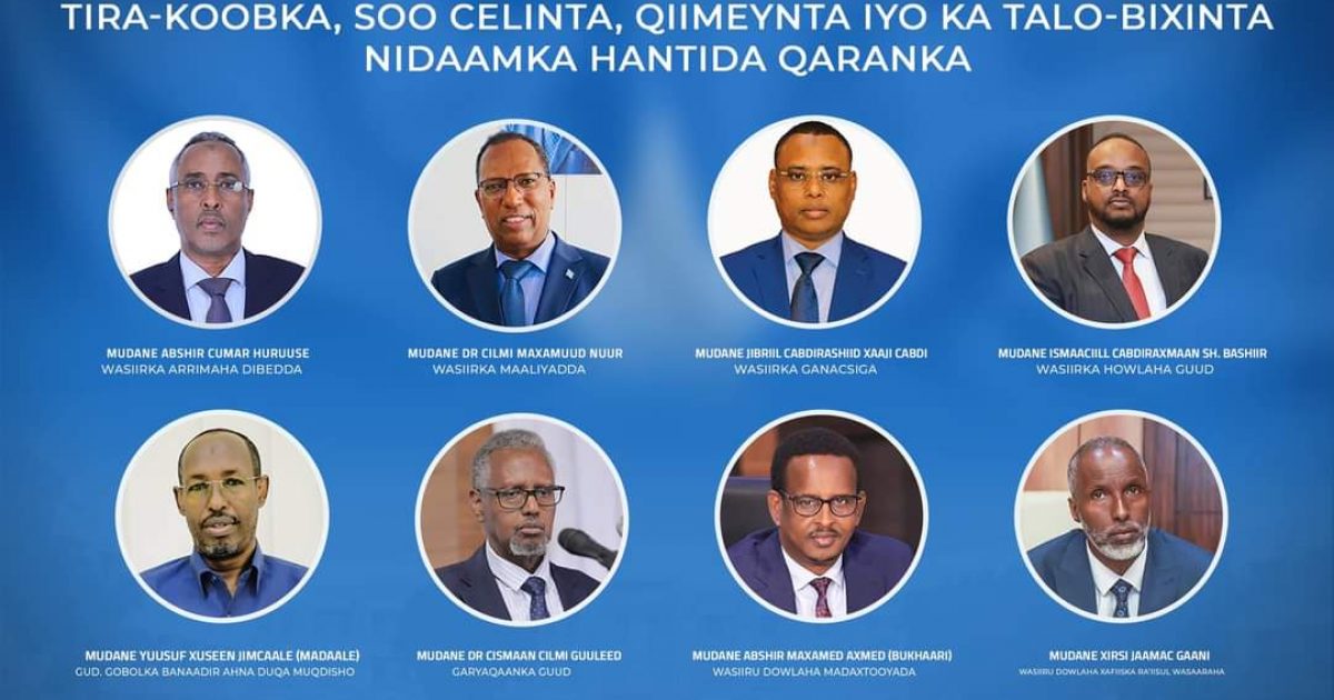 Ra’iisul Wasaare Xamse oo magacaabay guddi soo tira-kooba hantida Qaranka