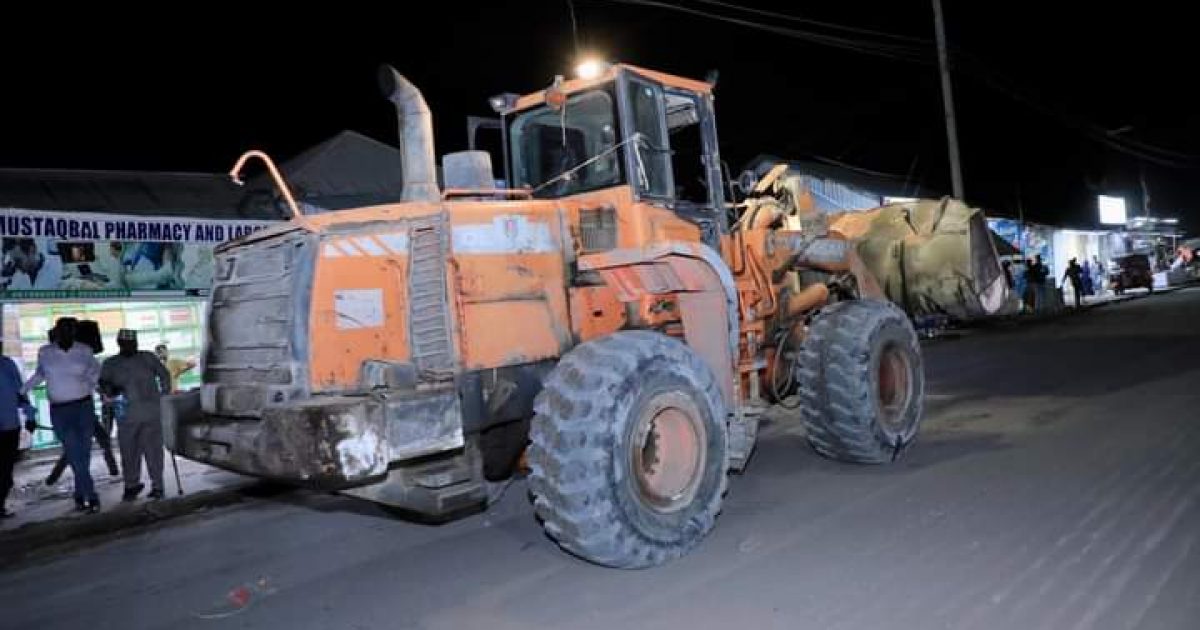 Olole Nadaafadeed oo caawa laga sameeyay waddada Ex-koontarool Afgooye “SAWIRRO”