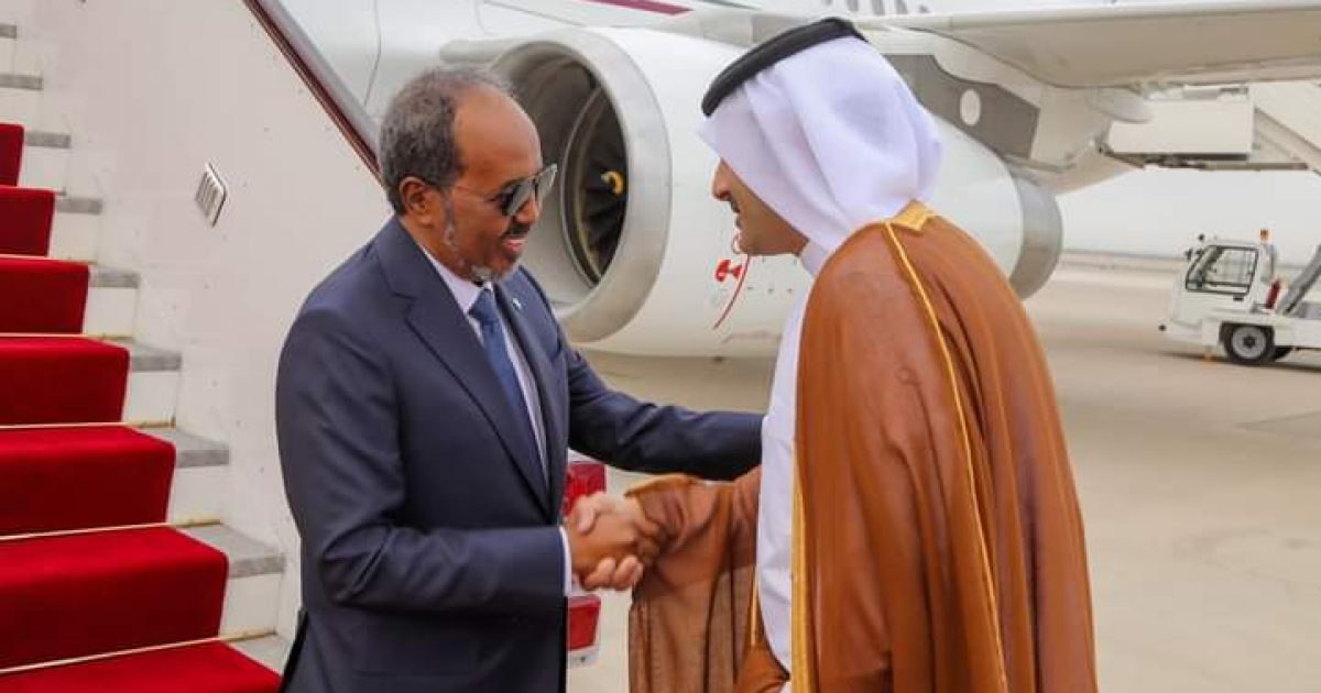 Madaxweynaha Jamhuuriyadda oo booqasho rasmi ah uga bilaabatay dalka Qatar “SAWIRRO”