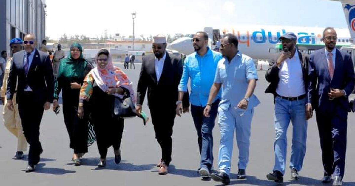Madaxweynaha Jubbaland oo lagu soo dhaweeyay Caasimadda dalka “SAWIRRO”