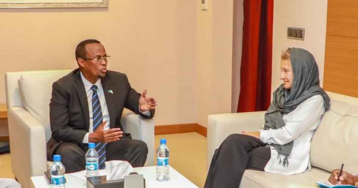 Madaxweyne Cali Guudlaawe oo la kulmay Safiirka Midowga Yurub ee Soomaaliya