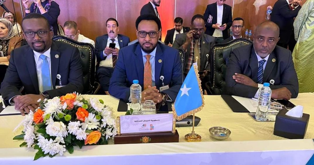 Wasiir Biixi Iimaan Cige oo ka qeyb-galay shirka Wasiirada shaqada ee Jaamacadda Carabta