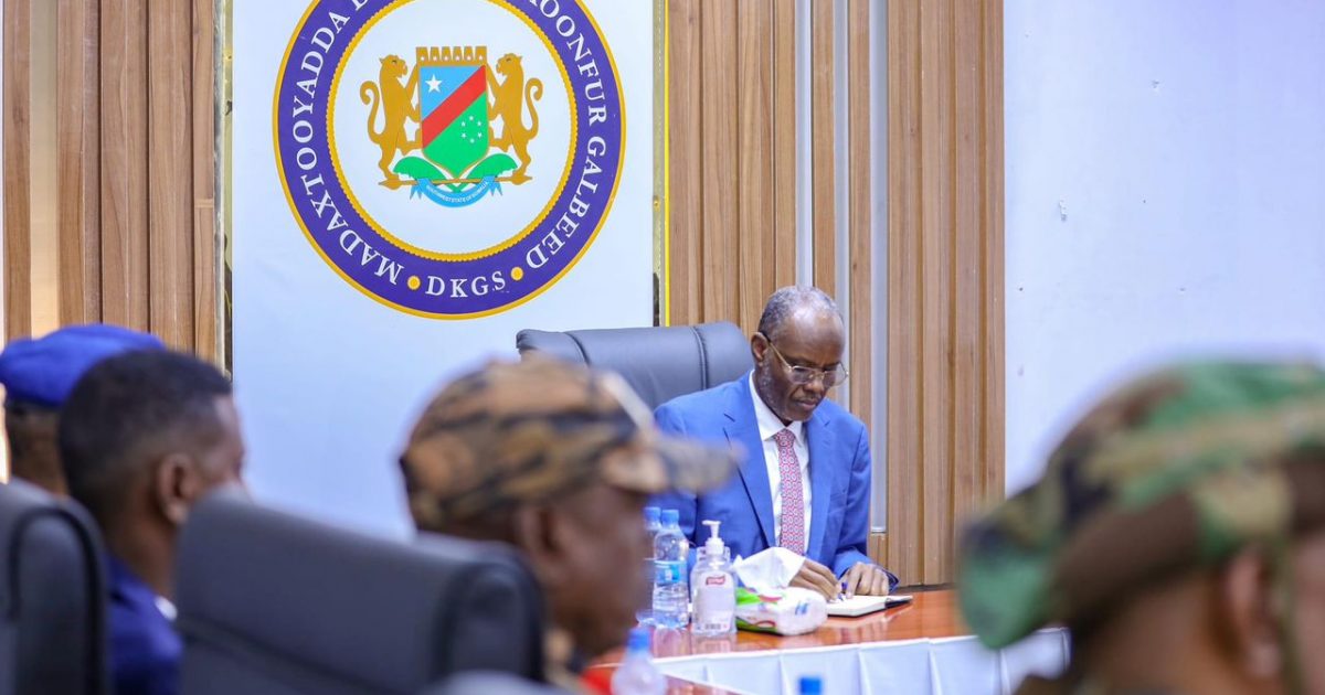 Madaxweynaha KGS oo guddoomiyay shirka amniga Koofur Galbeed “SAWIRRO”