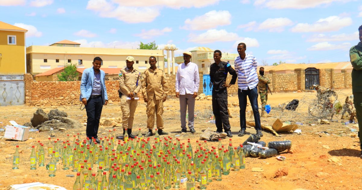 Ciidamada Ammaanka Puntland oo Maandooriyayaal ku burburiyay Gaalkacyo “SAWIRRO”