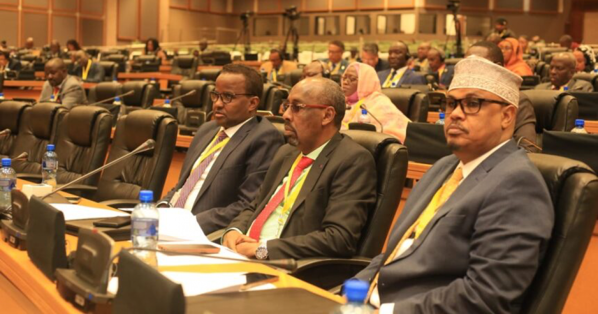 Xildhibaanno katirsan BJFS oo ka qeybgalay kulanka labaad ee Baarlamaanka lixaad ee Pan-Afrika