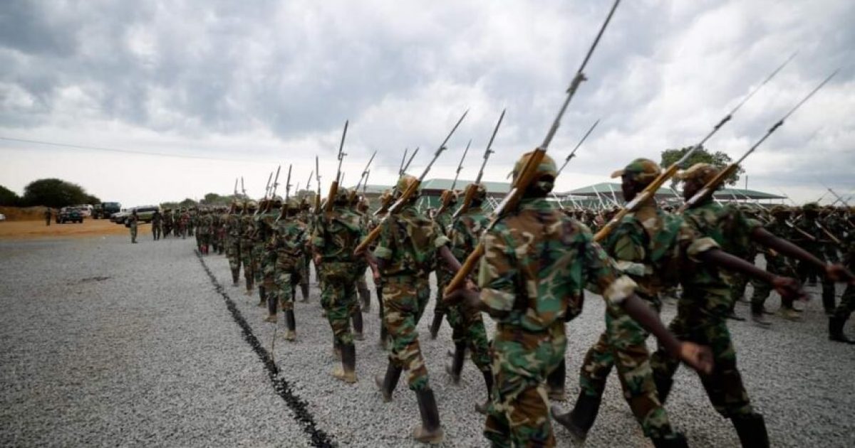 Cutubyo ka tirsan Ciidanka Xoogga Dalka oo tababar loogu soo xiray dalka Uganda “SAWIRRO”