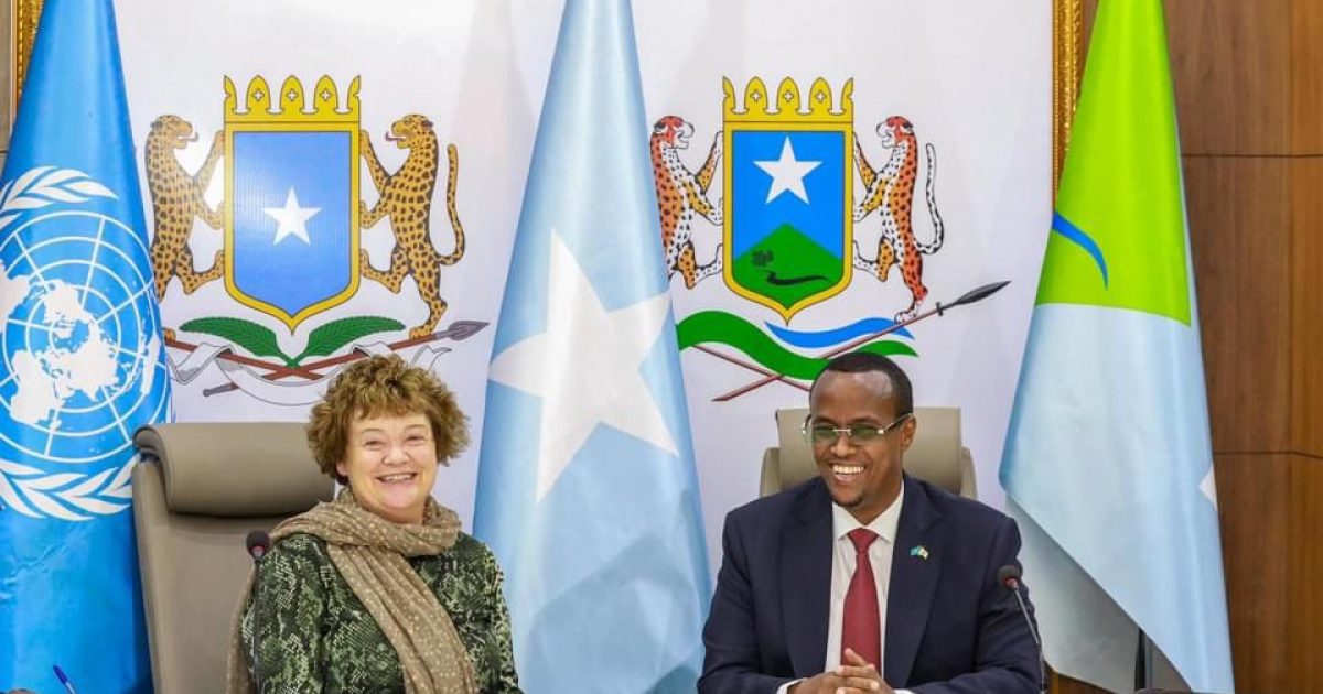 Madaxweynaha Hirshabeelle oo qaabilay Ergayga cusub Xoghaya Guud  QM ee Soomaaliya “SAWIRRO”