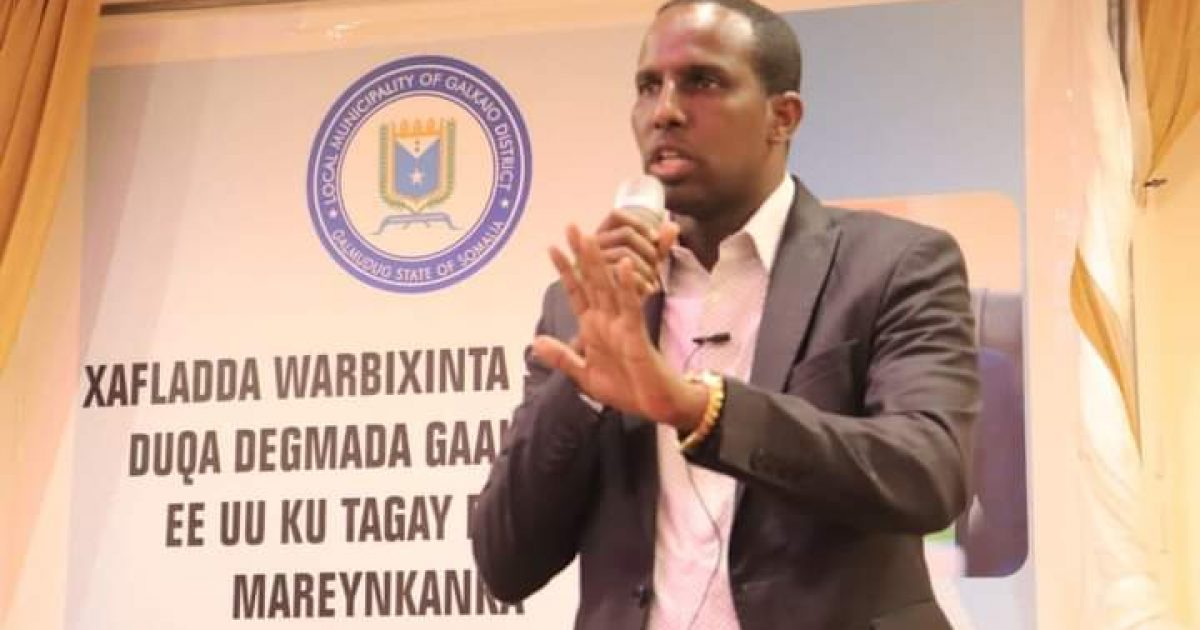 Duqa degmada Gaalkacyo oo ka warbixiyay safar shaqo oo uu ku tegay dalka Maraykanka