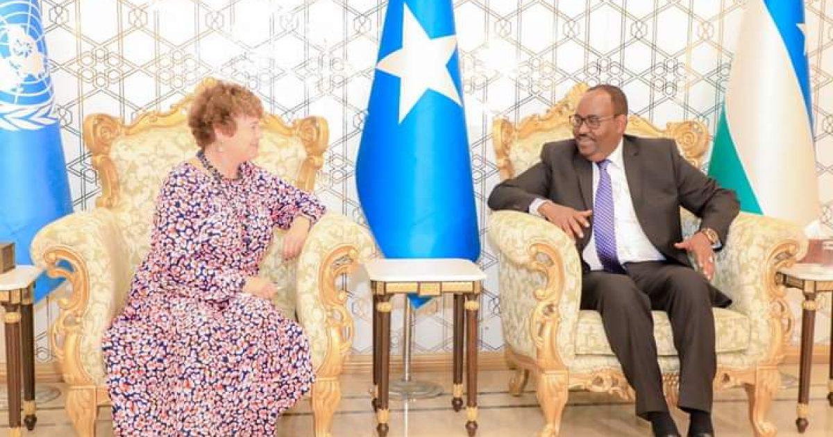 Madaxweynaha Puntland oo Madaxtooyada ku qaabilay Ergayga QM ee Soomaaliya