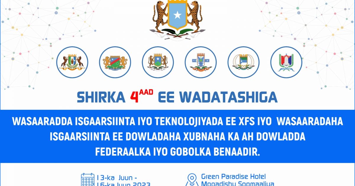 Wasiirka Isgaarsinta XFS oo daahfuray shirka 4-aad ee Wadatashiga Isgaarsiinta “SAWIRRO”
