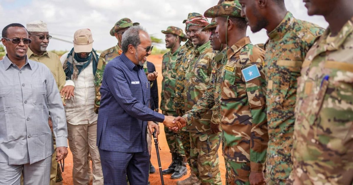 Madaxweynaha Jamhuuriyadda Federaalka Soomaaliya oo gaaray magaaladda Jowhar