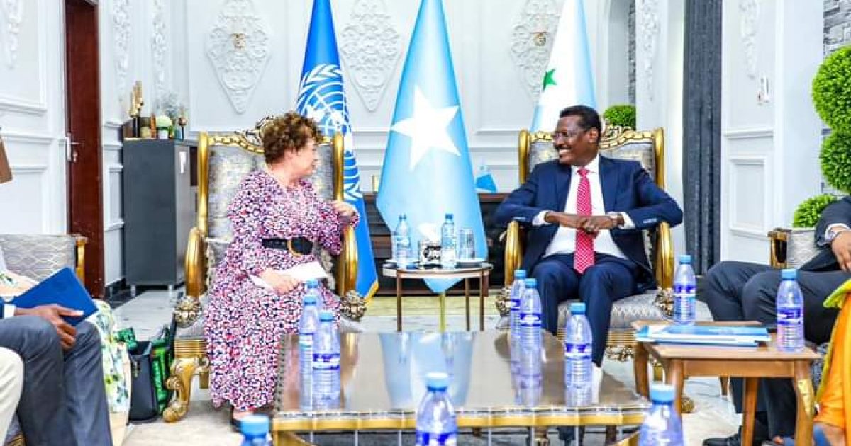 Galmudug State President receives UN Special Representative to Somalia