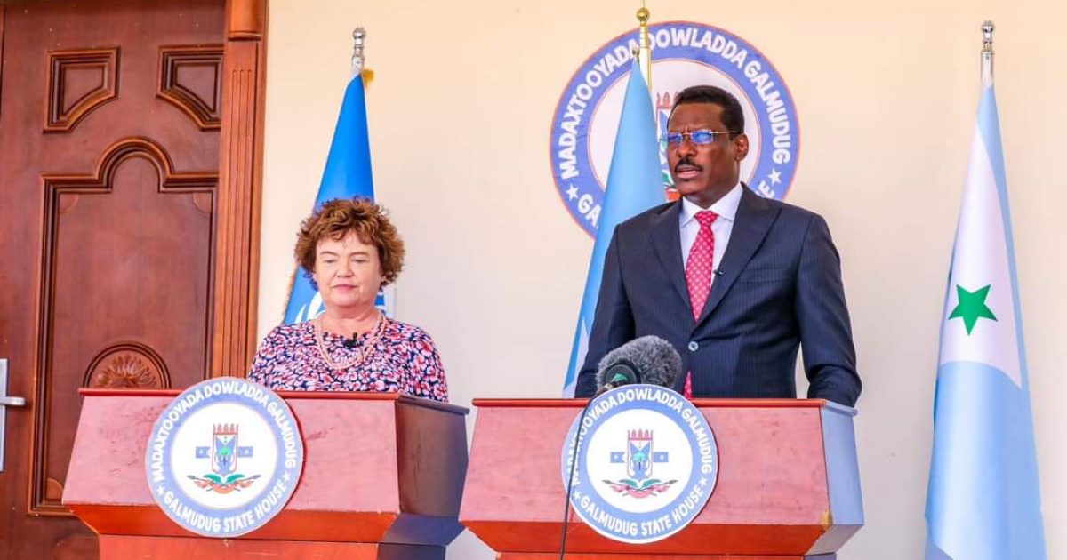 Madaxweynaha Galmudug oo kulan la qaatay Ergeyga QM ee Soomaaliya “SAWIRRO”