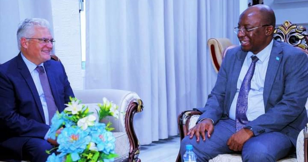 Wasiirka Warfaafinta XFS oo qaabilay Madaxa Hay’adda UNDP ee Soomaaliya