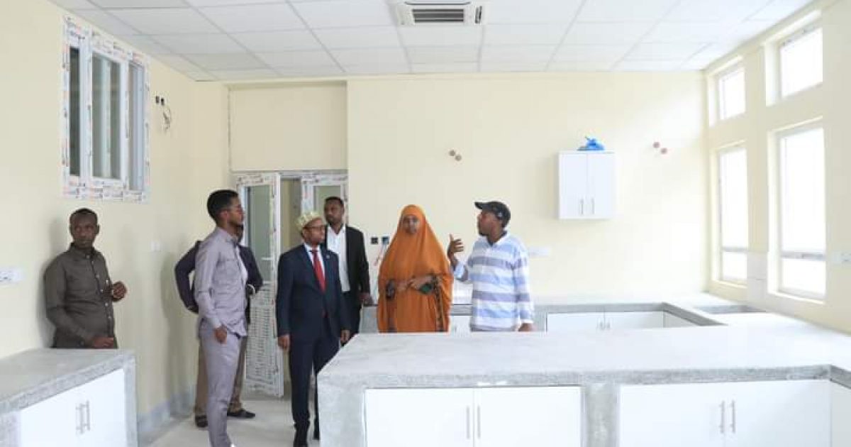 Wasiirka Caafimaadka XFS oo kormeeray xarunta Keli dhaqista Banaadir “SAWIRRO”