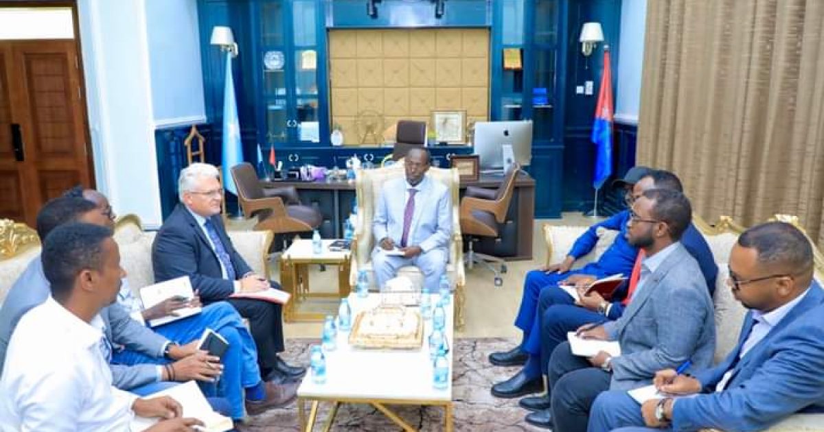 Guddoomiyaha Gobalka Banaadir oo qaabilay Madaxa Hay’adda UNDP ee Soomaaliya