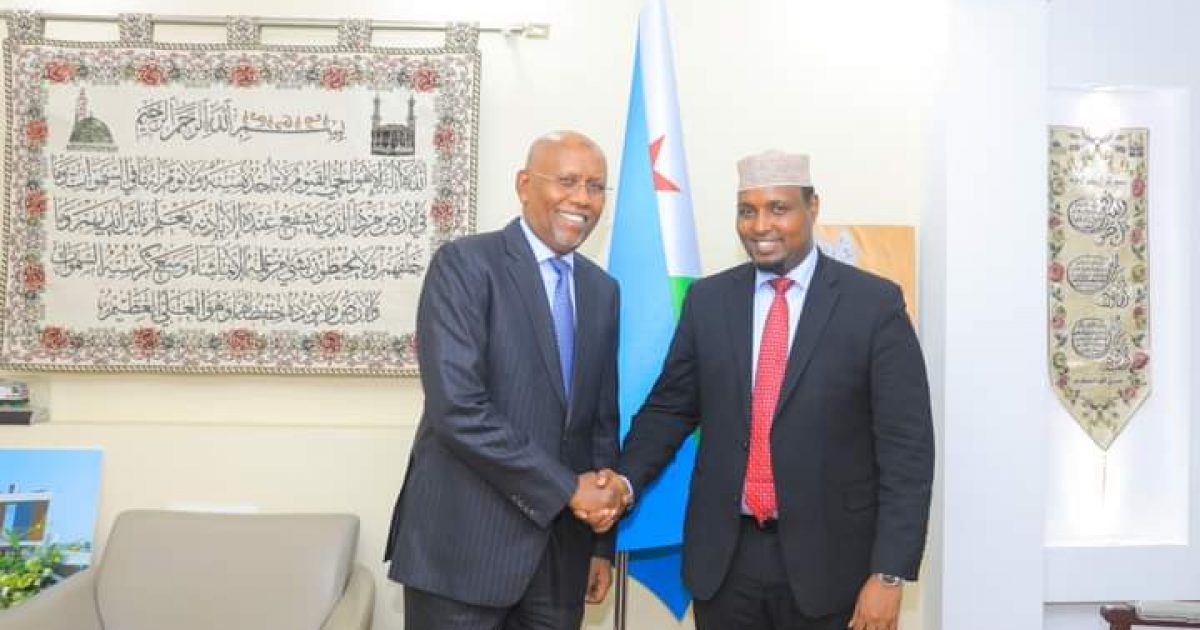Wasiirka Qorsheynta XFS oo la kulmay Wasiirka Maaliyadda ee dalka Jabuuti