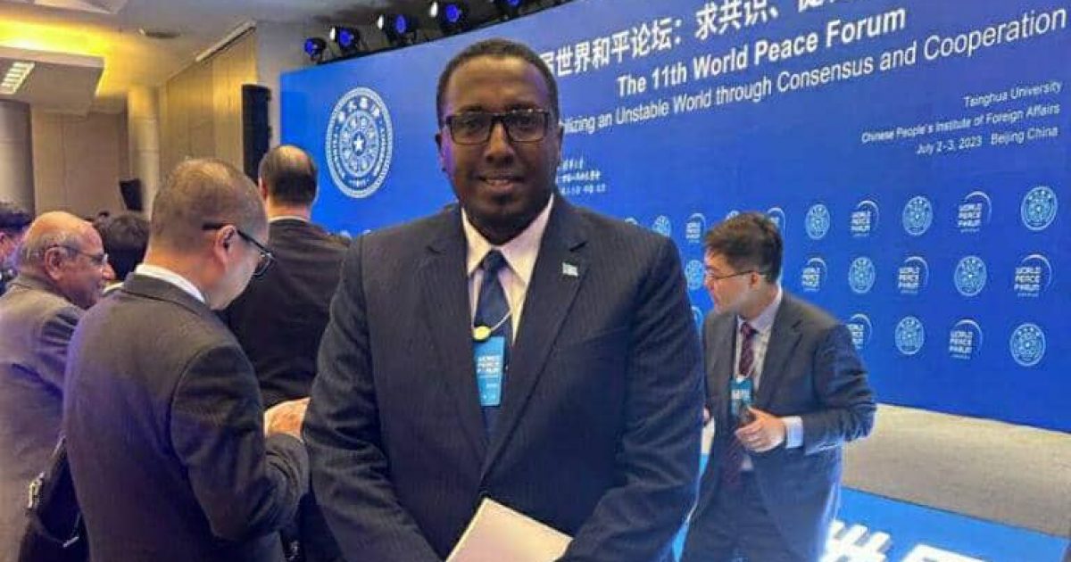 Ambassador Awale Ali Kullane Attends the 11th World Peace Forum in Beijing