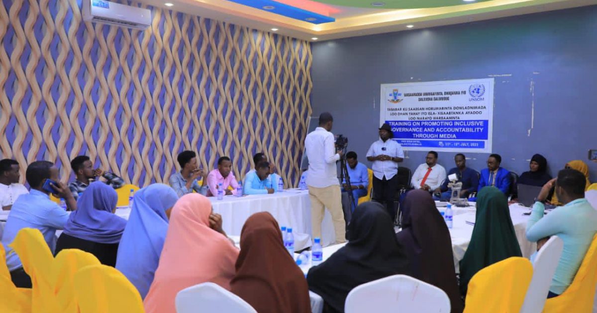 Gaalkacyo:  Suxufiyiinta Mudug oo tababar sare loogu qaadayo aqoontooda loo furay