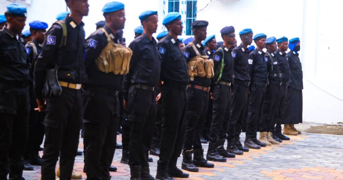 Ciidanka Birmadka Booliska oo la kormeeray