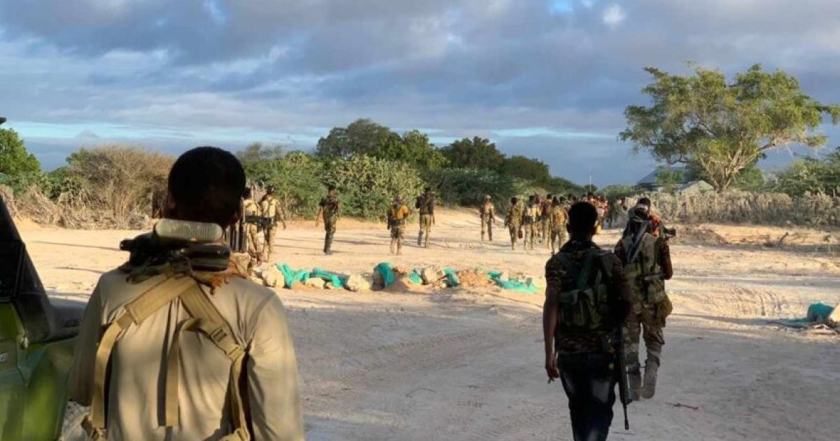 Ciidanka Xoogga Dalka oo la wareegay degaanka Caws weyne