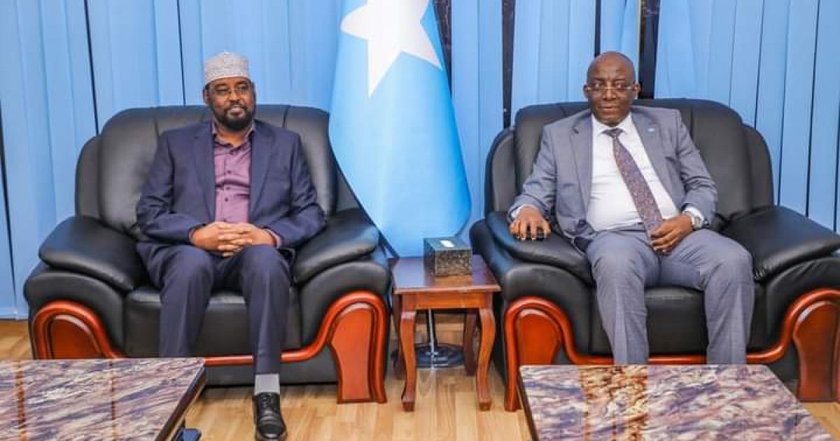 Madaxweynaha Jubbaland oo lagu soo dhaweeyay garoonka Aadan Cadde “SAWIRRO”