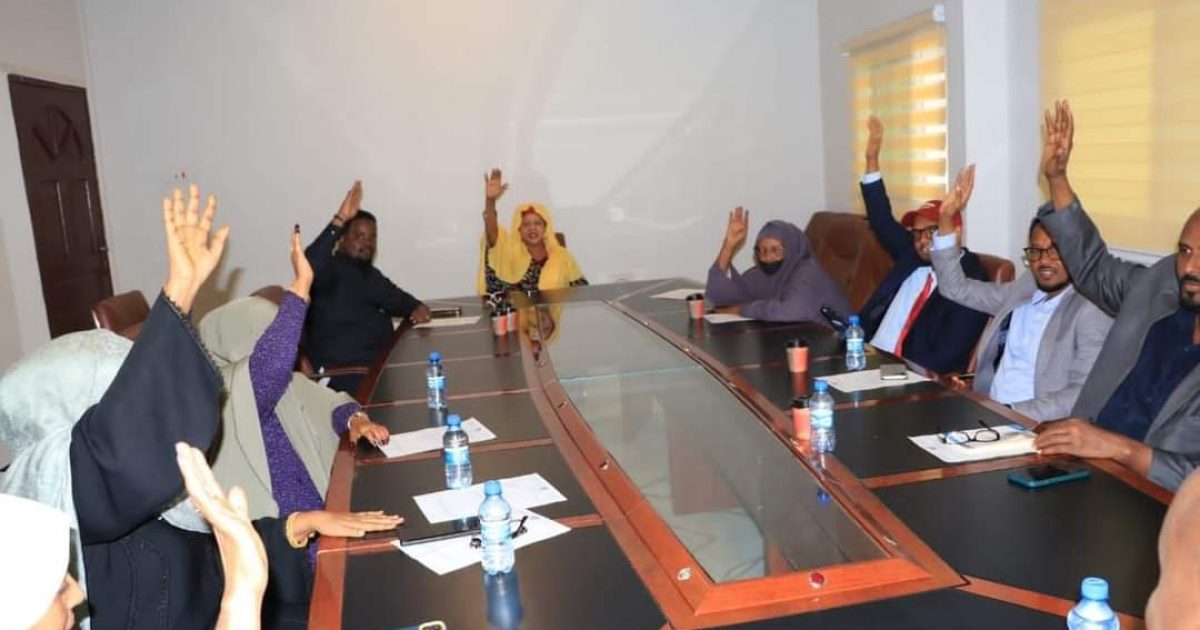 Guddiga horumarinta adeega bulshada BJFS oo doortay laba xubnood oo ka dhinnaa Guddiga