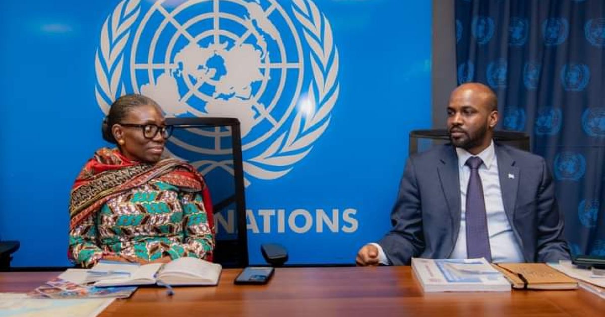 Xoghayaha guud ee Golaha Shacabka oo kulan la qaatay  Marwo Anita Kiki Gbeho “SAWIRRO”