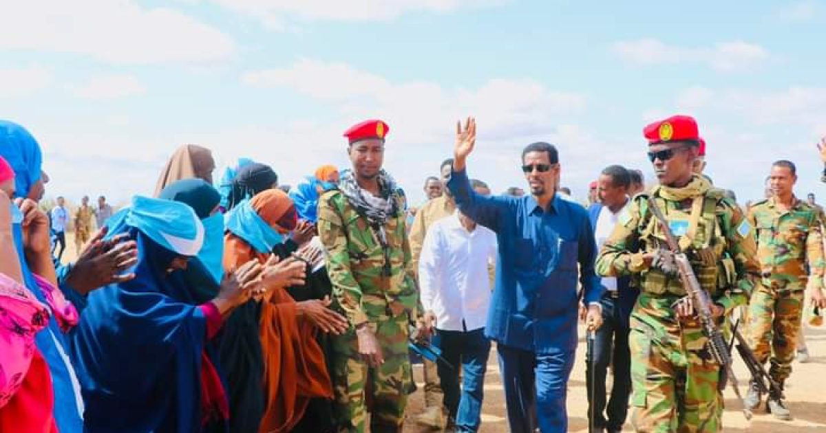 Madaxweyne ku-xigeenka Jubbaland iyo wafdi uu hoggaaminayo oo gaaray Buurdhuubo “SAWIRRO”