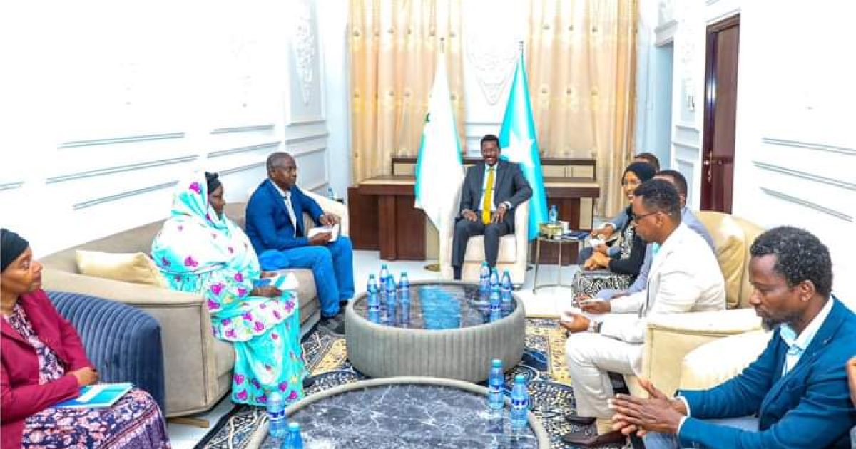 Madaxweynaha Galmudug oo qaabilay Wakiilka UNHCR ee Soomaaliya