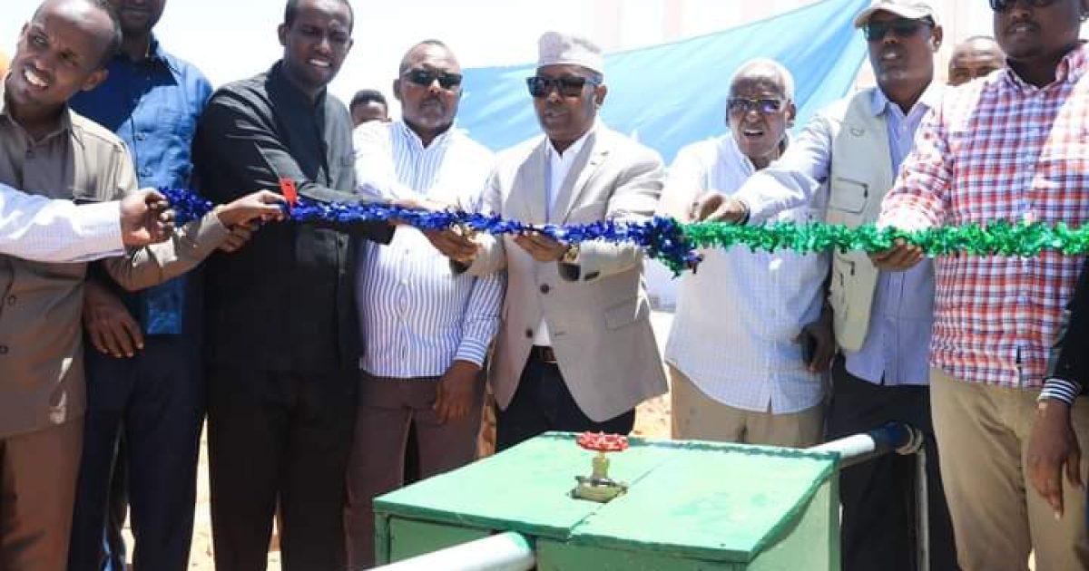 Wasiirka Arrimaha Gudaha XFS oo xarigga ka jaray Ceel uu ka hirgeliyay deegaanka Daaru-nimca