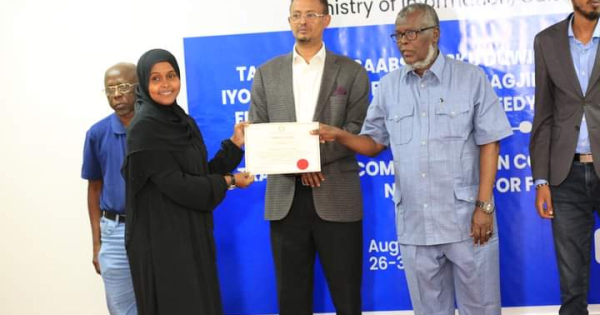 Wasaaradda Warfaafinta oo tababar ku saabsan la dagaalanka khawaarijta ku soo gabagabeeysay Muqdisho