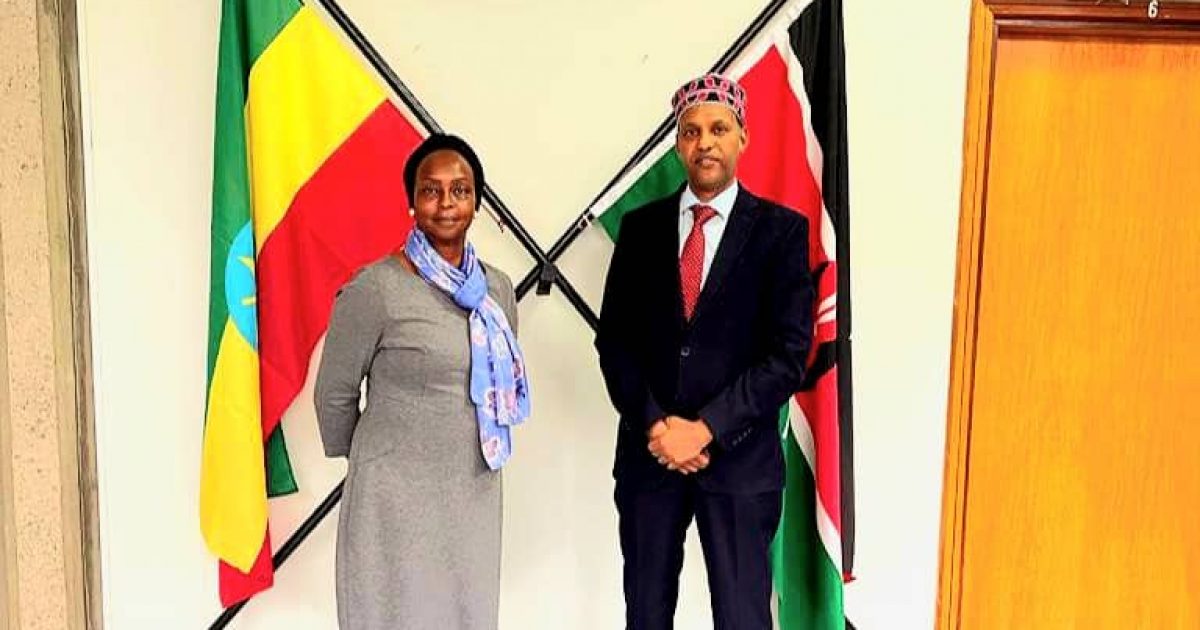 Danjire Warfaa oo kulamo miro dhalay la qaatay Safiirada Kenya iyo Mauritius ee Ethiopia