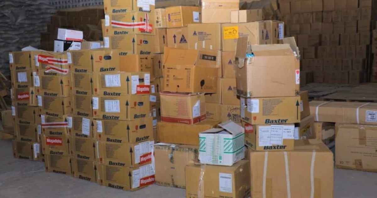 Director of SoDMA receives medicine and medical equipment donations