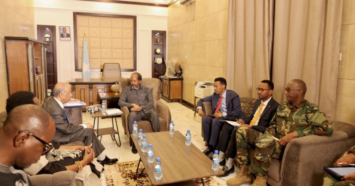 President Hassan receives UN Under-Secretary-General to discuss security issues