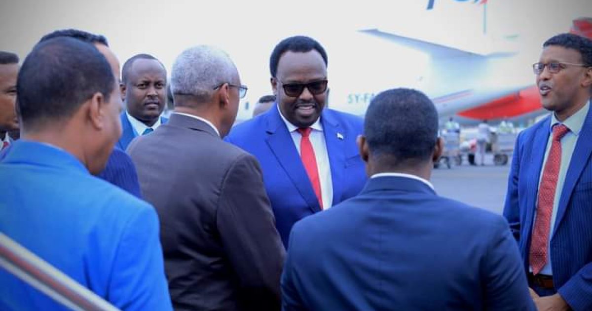Ra’iisul Wasaare Ku-xigeenka dalka oo Muqdisho ku soo dhaweeyay dhiggiisa dalka Ethiopia