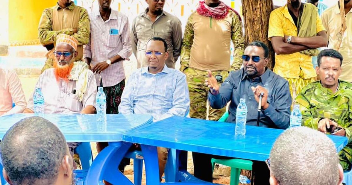 Madaxweyne Ku-xigeenka Hirshabeelle oo kulan la qaatay Bulshada degmada Moqokori