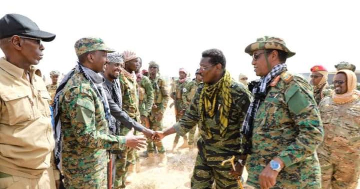 Madaxweynaha Galmudug oo gaaray furimaha dagaalka ee Gobolka Mudug “SAWIRRO”