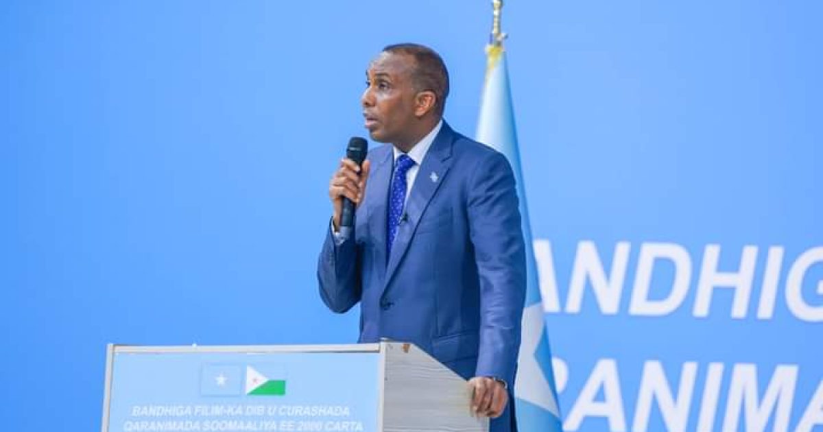 Ra’iisul Wasaare Xamsa “Xilli dhow Soomaaliya waxa ay noqon doontaa meel ka caagan argagixisada”