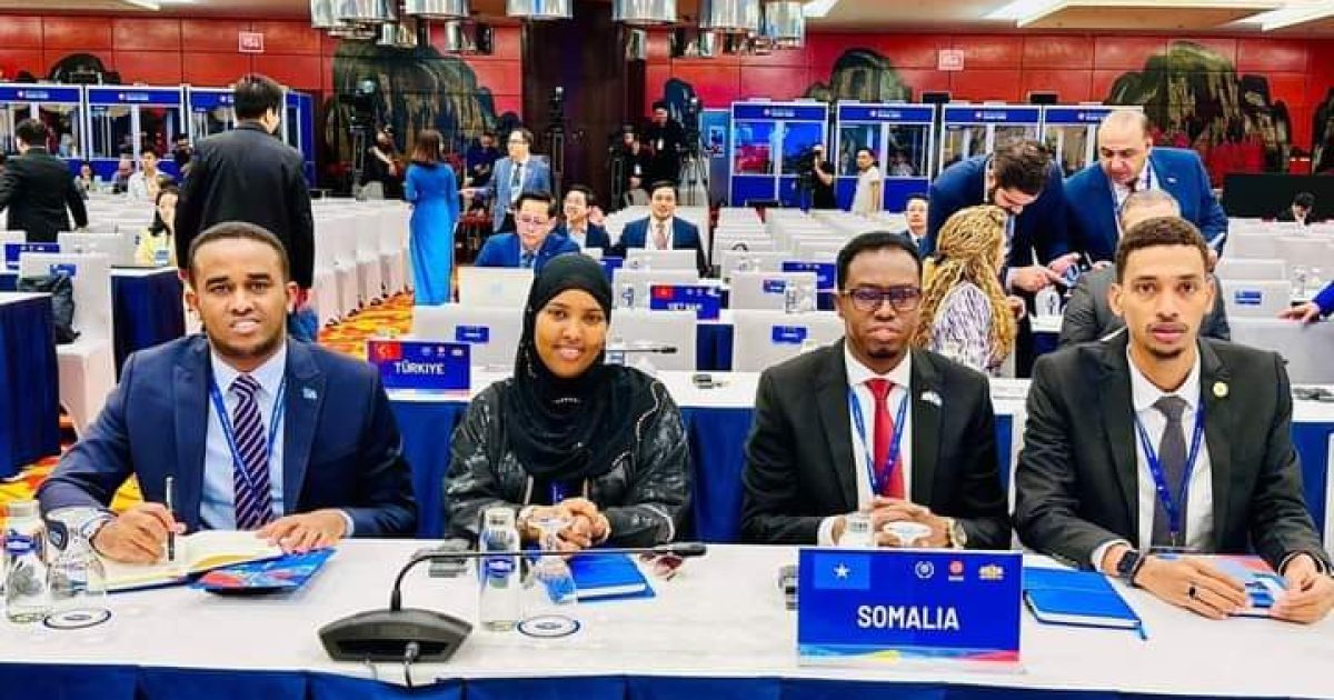 Soomaaliya oo ka qeybgashay Shirweynaha Caalamiga ah ee Baarlamaannada Dhallinyarada Adduunka