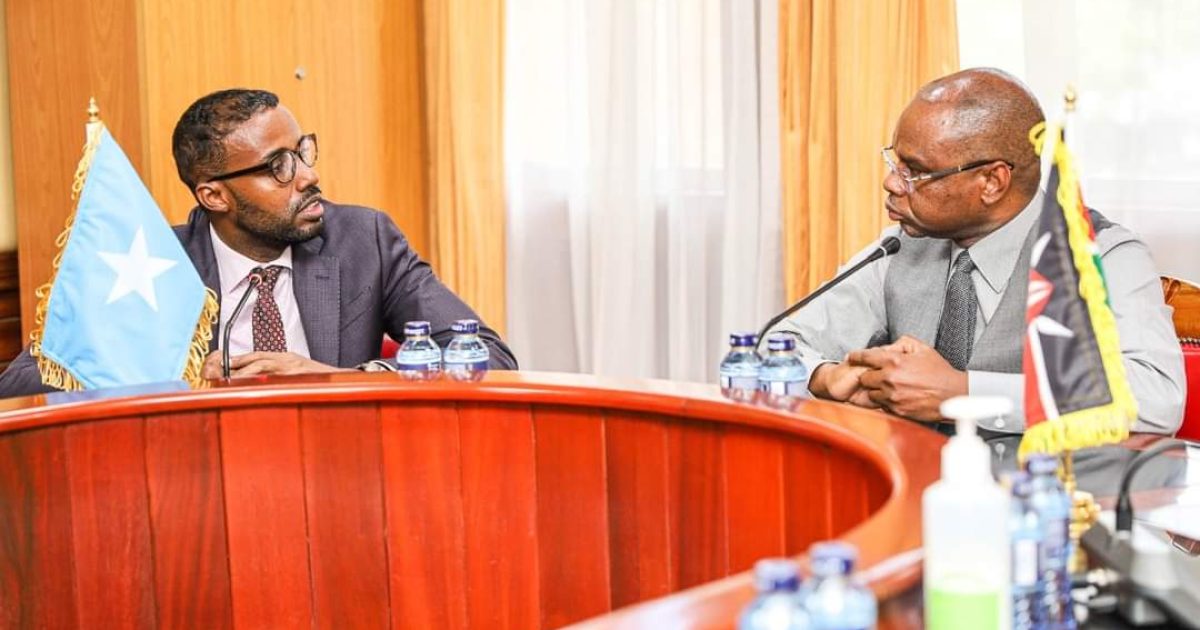 Guddoomiye Ku-xigeenka 1aad ee Golaha Aqalka Sare oo la kulmay Afhayeenka Senate-ka Kenya