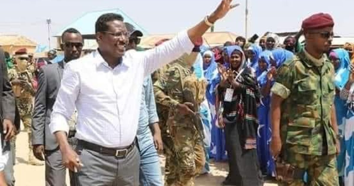 Wafdi uu hoggaaminayo Madaxweynaha Galmudug oo goordhow gaaray Magaalada Bacadweyne