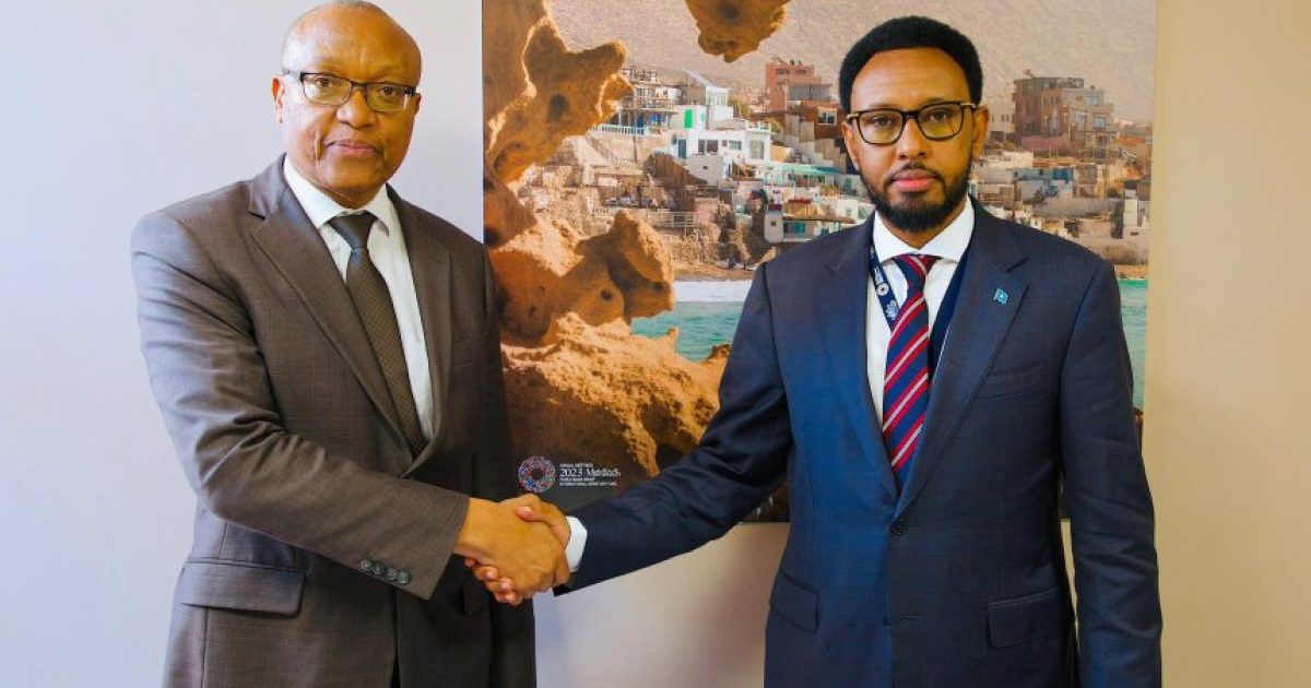 Finance Minister meets Africa Group 1 World Bank Executive Director