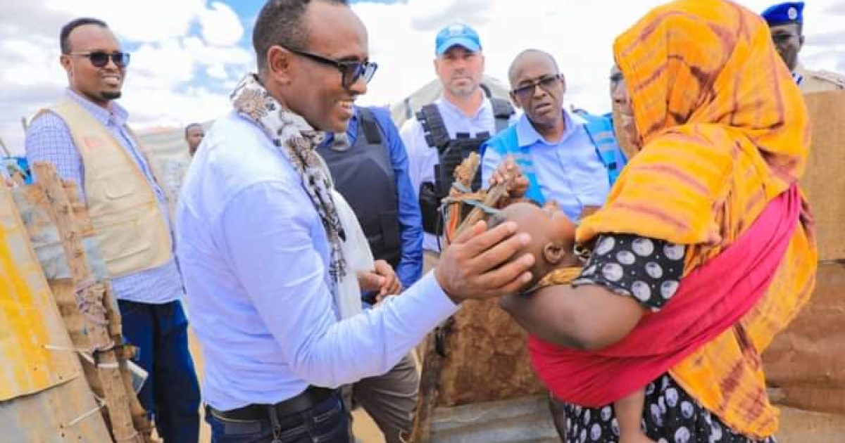 Wafdi uu hoggaaminayo Guddoomiyaha Hay’adda SoDMA oo kormeer ku tegay Beladweyne