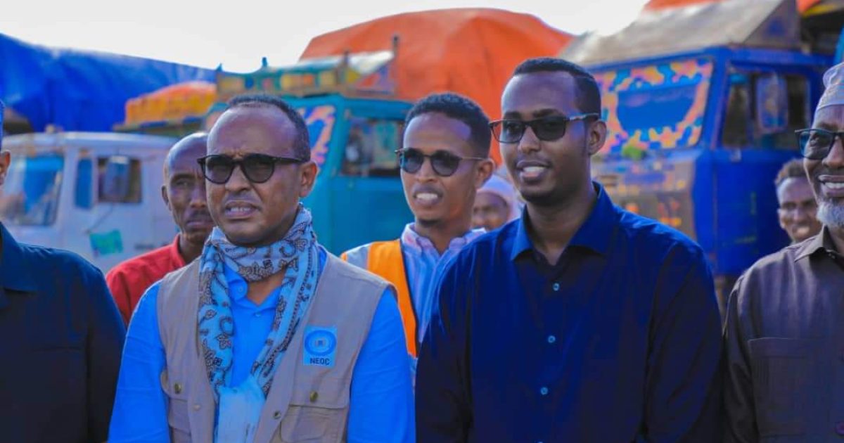 Wafdi uu hoggaaminayo Guddoomiyaha SoDMA oo siweyn loogu soo dhaweeyay Degmada Jawiil 